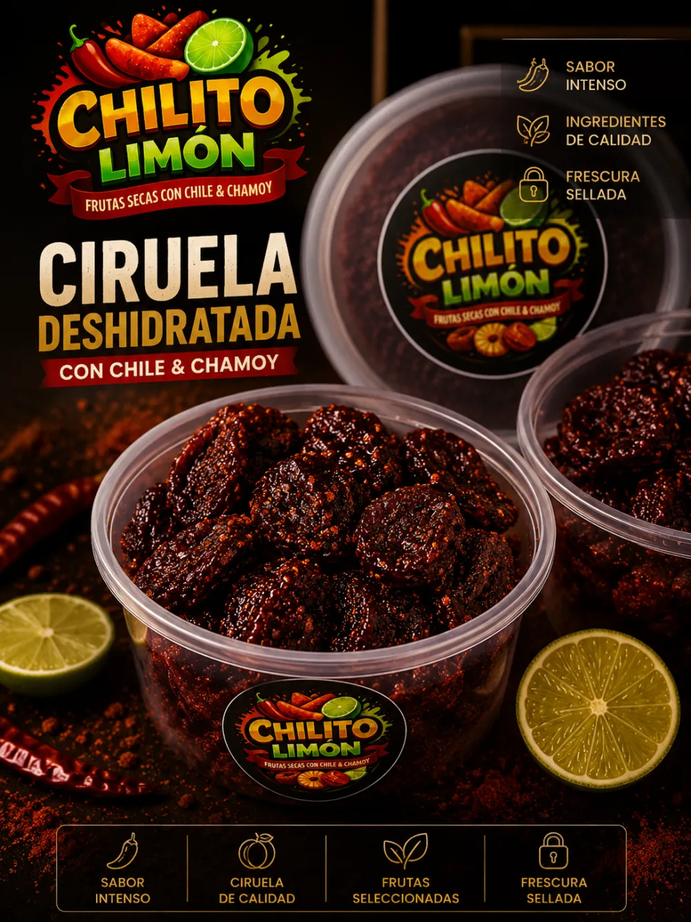Ciruela Deshidratada - Chilito Limón