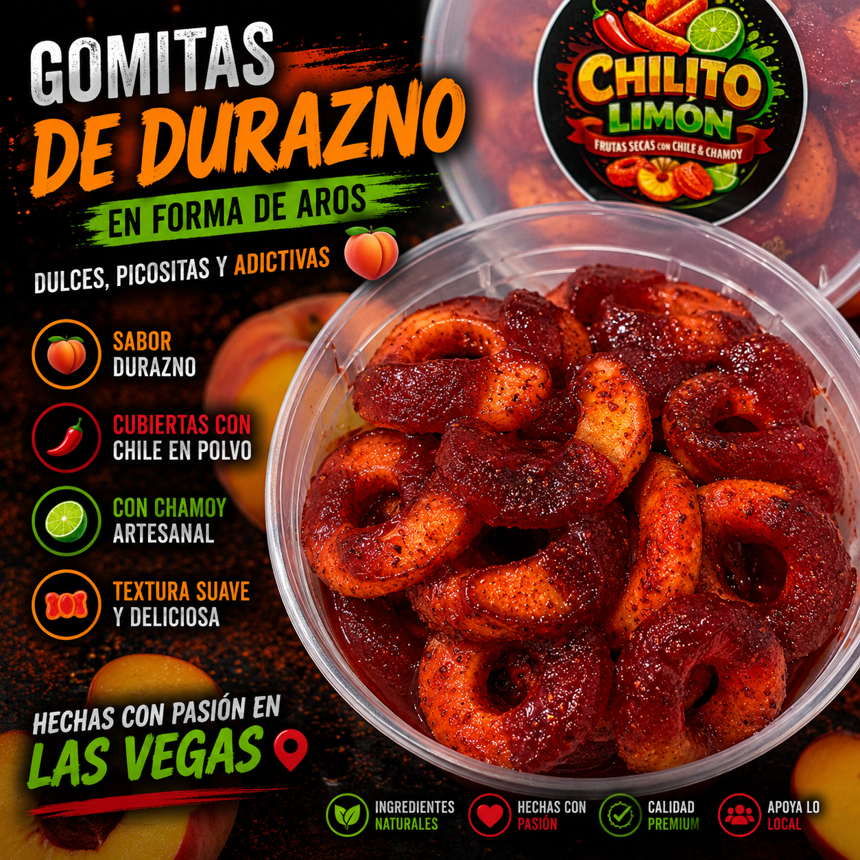 Gomitas de Durazno - Chilito Limón