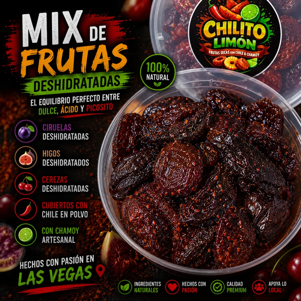 Mix de Frutas Deshidratadas - Chilito Limón